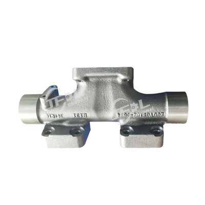 Sinotruk HOWO T7H SITRAK C7H MC11 MAN motor yedek parçaları için 200V08102-0634 MAM orta egzoz manifold montajı